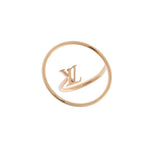 LOUIS VUITTON ルイヴィトン LV エクリプス Sサイズ　 ゴールド M00768 10号 レディース イエローゴールドメッキ リング・指輪 Aランク 中古 銀蔵