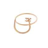 LOUIS VUITTON ルイヴィトン LV エクリプス Sサイズ　 ゴールド M00768 10号 レディース イエローゴールドメッキ リング・指輪 Aランク 中古 銀蔵