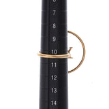 LOUIS VUITTON ルイヴィトン LV エクリプス Sサイズ　 ゴールド M00768 10号 レディース イエローゴールドメッキ リング・指輪 Aランク 中古 銀蔵