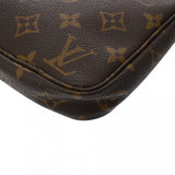 LOUIS VUITTON ルイヴィトン モノグラム ポシェット アクセソワール ブラウン M51980 レディース モノグラムキャンバス アクセサリーポーチ Bランク 中古 銀蔵