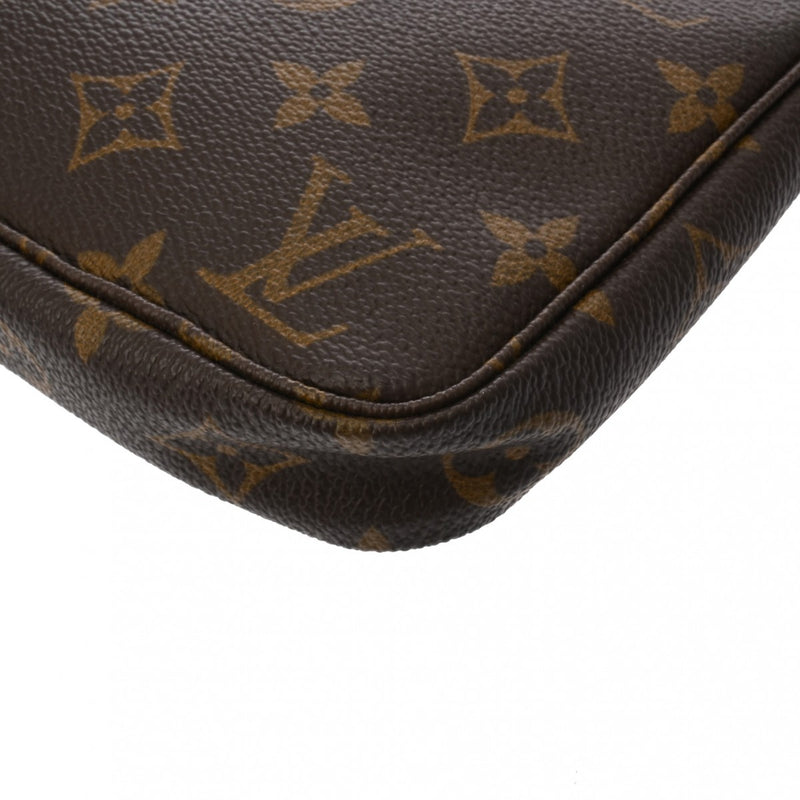 LOUIS VUITTON ルイヴィトン モノグラム ポシェット アクセソワール ブラウン M51980 レディース モノグラムキャンバス アクセサリーポーチ Bランク 中古 銀蔵