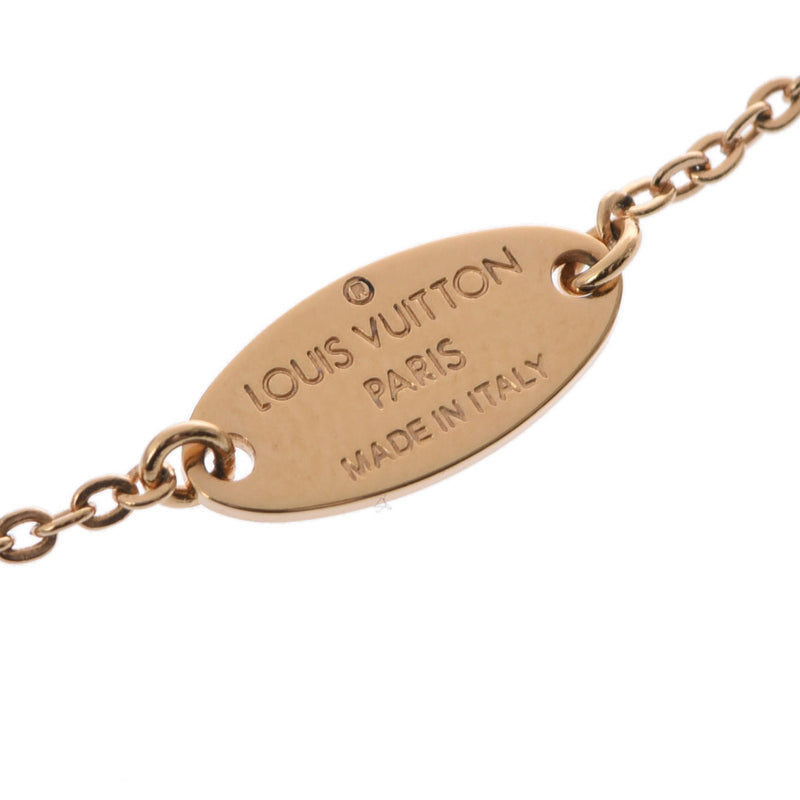 LOUIS VUITTON ルイヴィトン ネックレス ナノグラム M63141 レディース メタル ネックレス Aランク 中古 銀蔵