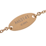 LOUIS VUITTON ルイヴィトン ネックレス ナノグラム M63141 レディース メタル ネックレス Aランク 中古 銀蔵