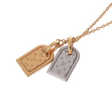 LOUIS VUITTON ルイヴィトン ネックレス ナノグラム M63141 レディース メタル ネックレス Aランク 中古 銀蔵