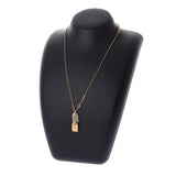 LOUIS VUITTON ルイヴィトン ネックレス ナノグラム M63141 レディース メタル ネックレス Aランク 中古 銀蔵