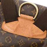LOUIS VUITTON ルイヴィトン モノグラム モンスリ GM ブラウン M51135 ユニセックス モノグラムキャンバス リュック・デイパック Bランク 中古 銀蔵