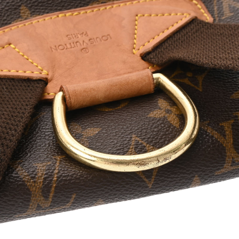LOUIS VUITTON ルイヴィトン モノグラム モンスリ GM ブラウン M51135 ユニセックス モノグラムキャンバス リュック・デイパック Bランク 中古 銀蔵