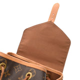 LOUIS VUITTON ルイヴィトン モノグラム モンスリ GM ブラウン M51135 ユニセックス モノグラムキャンバス リュック・デイパック Bランク 中古 銀蔵