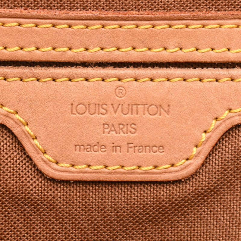 LOUIS VUITTON ルイヴィトン モノグラム モンスリ GM ブラウン M51135 ユニセックス モノグラムキャンバス リュック・デイパック Bランク 中古 銀蔵