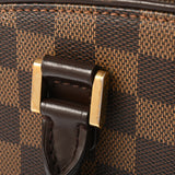 LOUIS VUITTON ルイヴィトン ダミエ サリア オリゾンタル ブラウン N51282 レディース ダミエキャンバス ハンドバッグ Bランク 中古 銀蔵