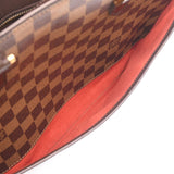 LOUIS VUITTON ルイヴィトン ダミエ サリア オリゾンタル ブラウン N51282 レディース ダミエキャンバス ハンドバッグ Bランク 中古 銀蔵