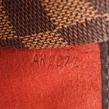 LOUIS VUITTON ルイヴィトン ダミエ サリア オリゾンタル ブラウン N51282 レディース ダミエキャンバス ハンドバッグ Bランク 中古 銀蔵