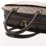 LOUIS VUITTON ルイヴィトン ダミエ サリア オリゾンタル ブラウン N51282 レディース ダミエキャンバス ハンドバッグ Bランク 中古 銀蔵
