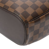 LOUIS VUITTON ルイヴィトン ダミエ サリア オリゾンタル ブラウン N51282 レディース ダミエキャンバス ハンドバッグ Bランク 中古 銀蔵