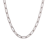 CARTIER カルティエ スパルタカス チェーン ユニセックス K18ホワイトゴールド WG ネックレス Aランク 中古 銀蔵