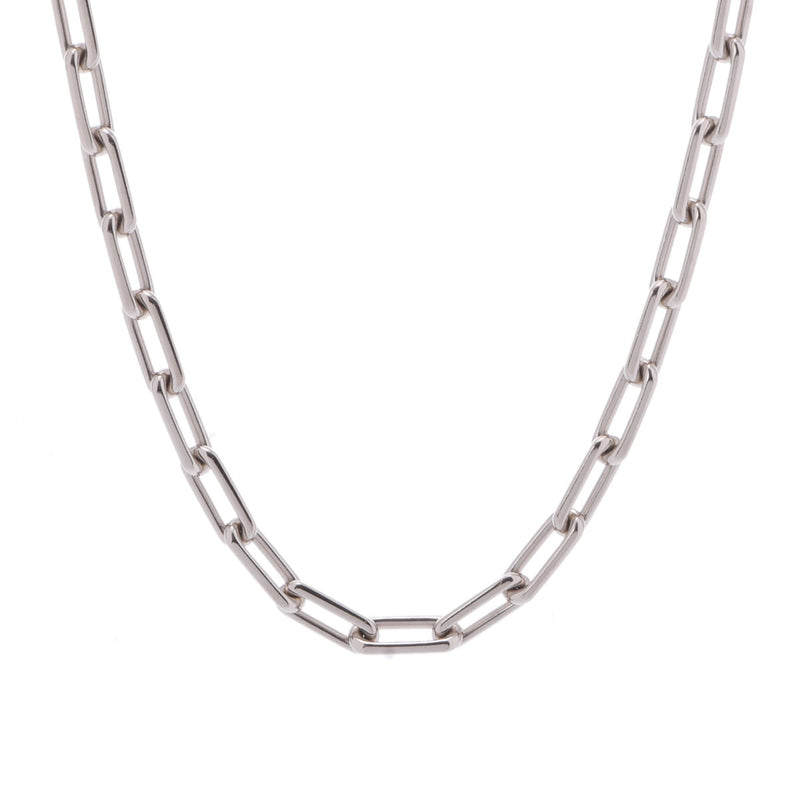 CARTIER カルティエ スパルタカス チェーン ユニセックス K18ホワイトゴールド WG ネックレス Aランク 中古 銀蔵