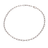 CARTIER カルティエ スパルタカス チェーン ユニセックス K18ホワイトゴールド WG ネックレス Aランク 中古 銀蔵