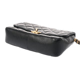 CHANEL シャネル マトラッセ チェーンショルダー ブラック レディース キャビアスキン ハンドバッグ Aランク 中古 銀蔵