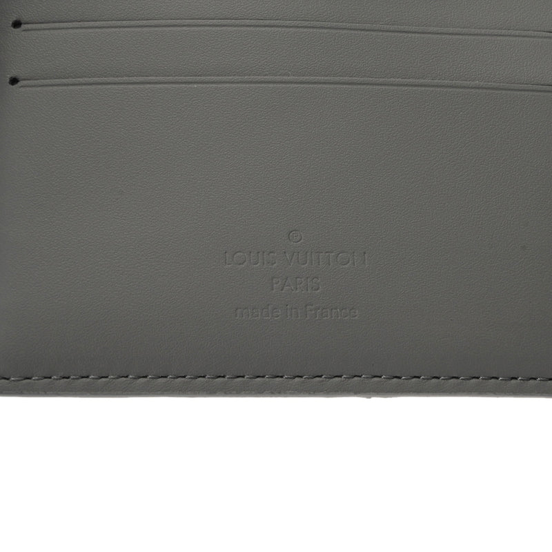 LOUIS VUITTON ルイヴィトン モノグラムシャドウ ミルティプル アンスラサイドグレー M81383 メンズ レザー 二つ折り財布 未使用 銀蔵