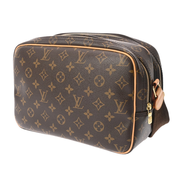 LOUIS VUITTON ルイヴィトン モノグラム リポーター PM ブラウン M45254 ユニセックス モノグラムキャンバス ショルダーバッグ Aランク 中古 銀蔵