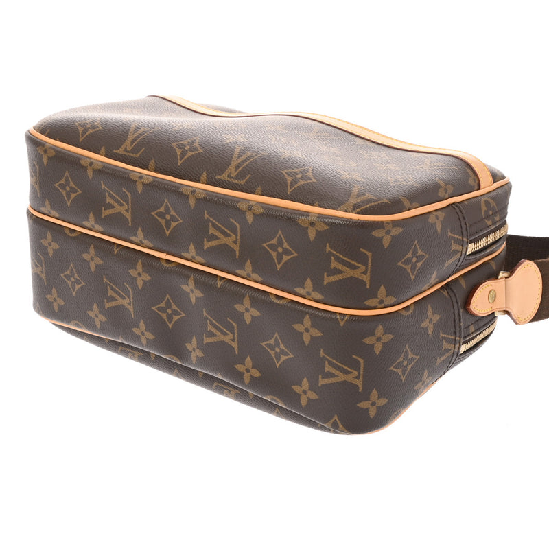 LOUIS VUITTON ルイヴィトン モノグラム リポーター PM ブラウン M45254 ユニセックス モノグラムキャンバス ショルダーバッグ Aランク 中古 銀蔵