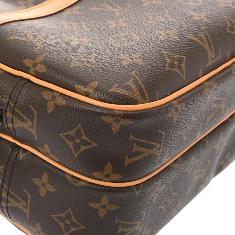 LOUIS VUITTON ルイヴィトン モノグラム リポーター PM ブラウン M45254 ユニセックス モノグラムキャンバス ショルダーバッグ Aランク 中古 銀蔵