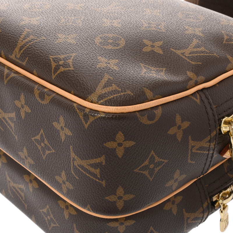 LOUIS VUITTON ルイヴィトン モノグラム リポーター PM ブラウン M45254 ユニセックス モノグラムキャンバス ショルダーバッグ Aランク 中古 銀蔵