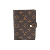 LOUIS VUITTON ルイヴィトン モノグラム アジェンダ PM ブラウン R20005 ユニセックス モノグラムキャンバス 手帳カバー 新同 中古 銀蔵
