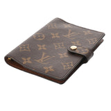 LOUIS VUITTON ルイヴィトン モノグラム アジェンダ PM ブラウン R20005 ユニセックス モノグラムキャンバス 手帳カバー 新同 中古 銀蔵