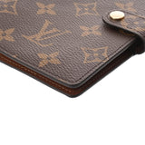 LOUIS VUITTON ルイヴィトン モノグラム アジェンダ PM ブラウン R20005 ユニセックス モノグラムキャンバス 手帳カバー 新同 中古 銀蔵
