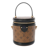 LOUIS VUITTON ルイヴィトン モノグラムリバース カンヌ ブラウン M43986 レディース モノグラムリバースキャンバス 2WAYバッグ ABランク 中古 銀蔵
