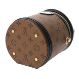 LOUIS VUITTON ルイヴィトン モノグラムリバース カンヌ ブラウン M43986 レディース モノグラムリバースキャンバス 2WAYバッグ ABランク 中古 銀蔵