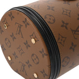 LOUIS VUITTON ルイヴィトン モノグラムリバース カンヌ ブラウン M43986 レディース モノグラムリバースキャンバス 2WAYバッグ ABランク 中古 銀蔵