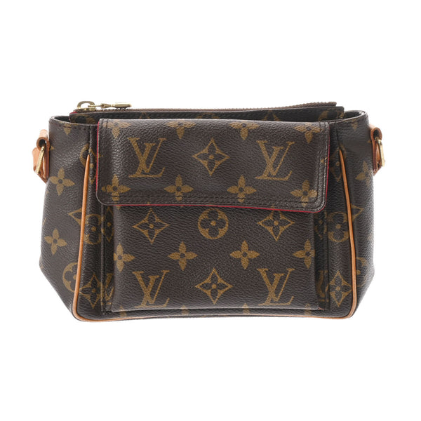 LOUIS VUITTON ルイヴィトン モノグラム ヴィバシテ PM ブラウン M51165 レディース モノグラムキャンバス ショルダーバッグ Bランク 中古 銀蔵