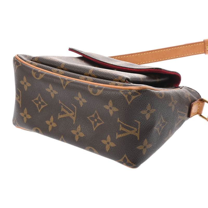 LOUIS VUITTON ルイヴィトン モノグラム ヴィバシテ PM ブラウン M51165 レディース モノグラムキャンバス ショルダーバッグ Bランク 中古 銀蔵