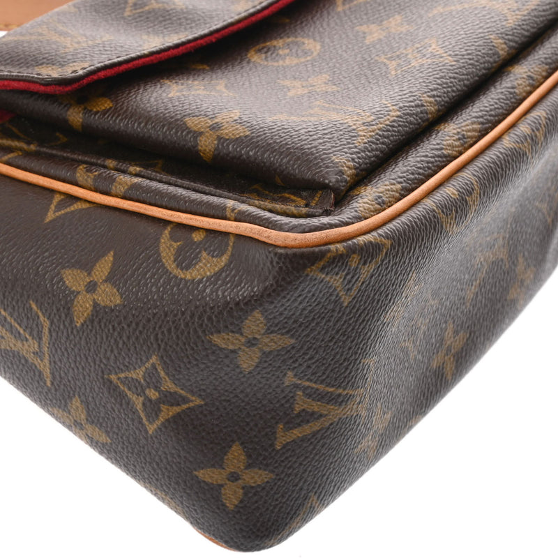 LOUIS VUITTON ルイヴィトン モノグラム ヴィバシテ PM ブラウン M51165 レディース モノグラムキャンバス ショルダーバッグ Bランク 中古 銀蔵