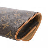 LOUIS VUITTON ルイヴィトン モノグラム ポシェットツイン PM ブラウン M51854 レディース モノグラムキャンバス ショルダーバッグ Bランク 中古 銀蔵
