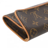 LOUIS VUITTON ルイヴィトン モノグラム ポシェットツイン PM ブラウン M51854 レディース モノグラムキャンバス ショルダーバッグ Bランク 中古 銀蔵