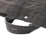 HERMES エルメス エールライン MM グレー ユニセックス キャンバス トートバッグ ABランク 中古 銀蔵