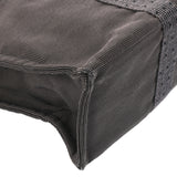 HERMES エルメス エールライン MM グレー ユニセックス キャンバス トートバッグ ABランク 中古 銀蔵