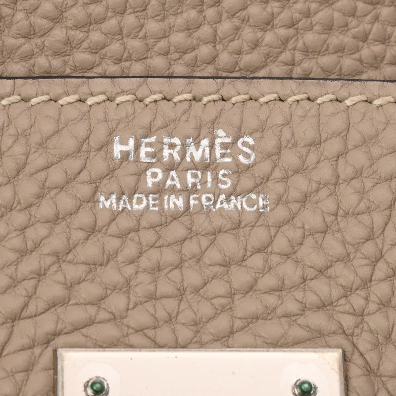 HERMES エルメス バーキン 30 トゥルティエールグレー □H刻印(2004年頃) レディース トゴ ハンドバッグ 新同 中古 銀蔵