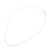 TIFFANY&Co. ティファニー Tスマイル スモール レディース ローズゴールド ネックレス Aランク 中古 銀蔵