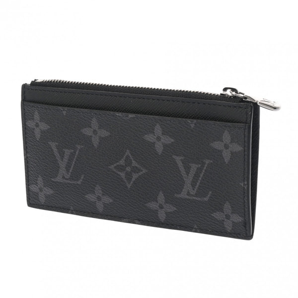 LOUIS VUITTON ルイヴィトン モノグラムエクリプス リバース コインカードホルダー 黒/グレー M69533 メンズ レザー コインケース ABランク 中古 銀蔵