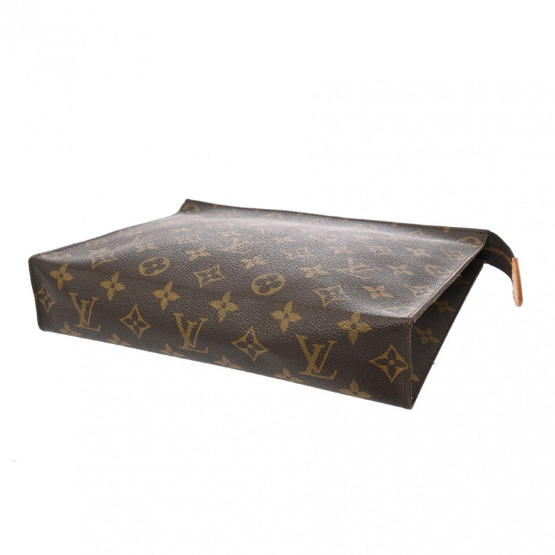 LOUIS VUITTON ルイヴィトン モノグラム ポッシュトワレ 26 ブラウン M47542 ユニセックス モノグラムキャンバス ポーチ ABランク 中古 銀蔵