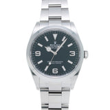 ロレックス エクスプローラー 36 124270 ランダムシリアル ブラック メンズ 腕時計 自動巻き 中古 銀蔵