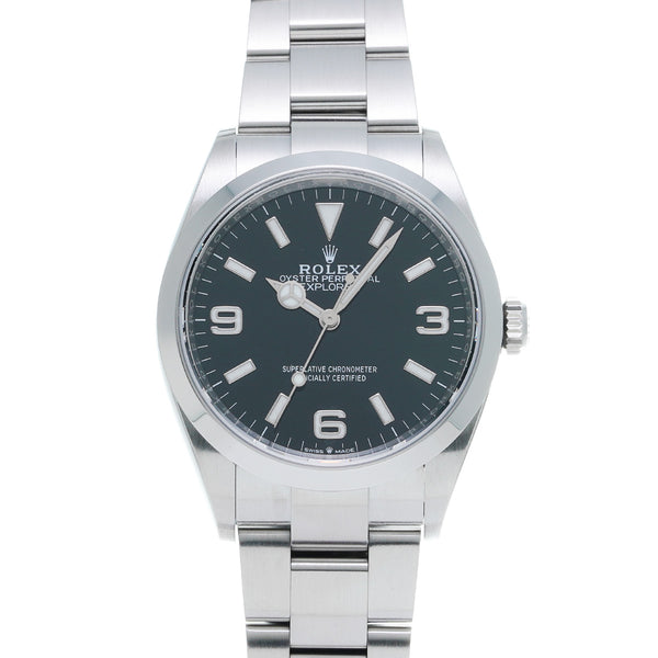 ロレックス エクスプローラー 36 124270 ランダムシリアル ブラック メンズ 腕時計 自動巻き 中古 銀蔵