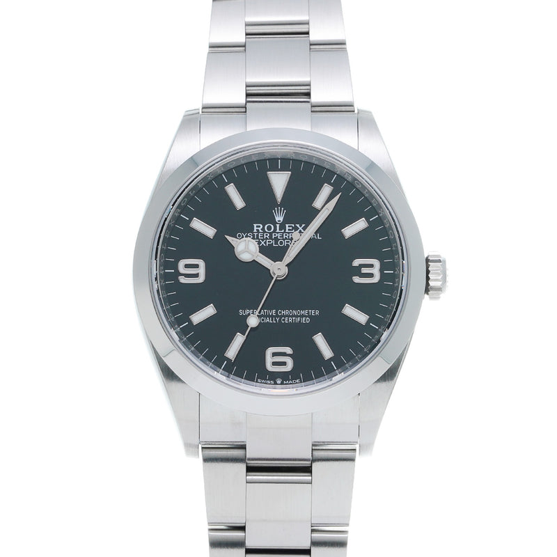 ロレックス エクスプローラー 36 124270 ランダムシリアル ブラック メンズ 腕時計 自動巻き 中古 銀蔵