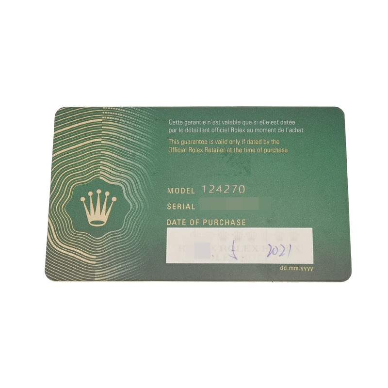 ロレックス エクスプローラー 36 124270 ランダムシリアル ブラック メンズ 腕時計 自動巻き 中古 銀蔵