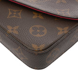 LOUIS VUITTON ルイヴィトン モノグラム ポシェットフェリシー フューシャ M81896 レディース モノグラムキャンバス ショルダーバッグ ABランク 中古 銀蔵