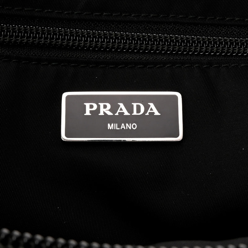 PRADA プラダ ウエストバッグ ブラック 2VL005 メンズ ナイロン ボディバッグ ABランク 中古 銀蔵